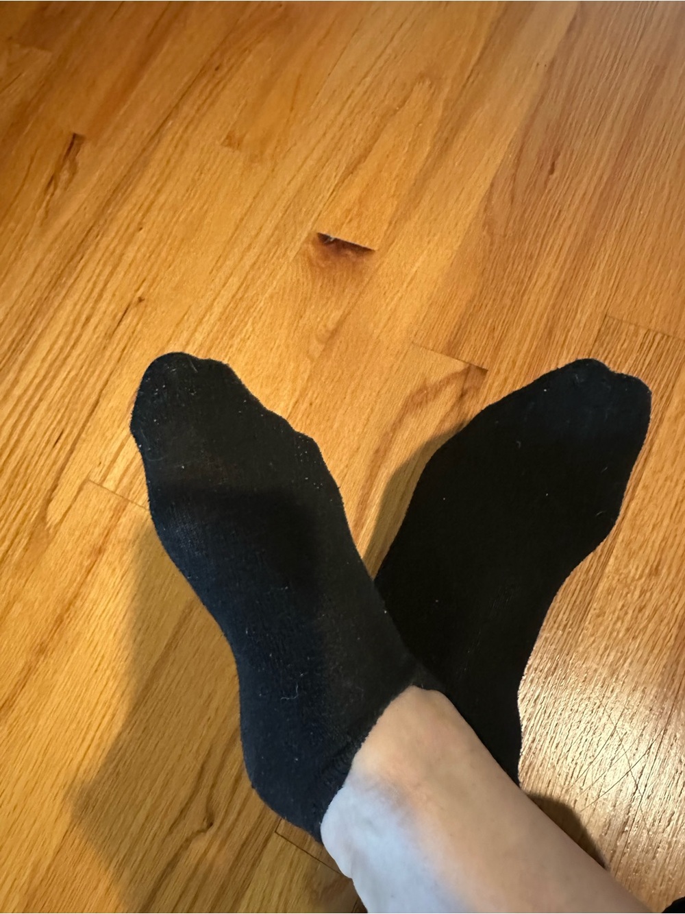 Women’s Low-Cut Black Ankle Socks from Hue - Picture 2 of 3